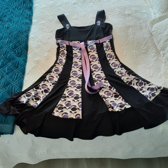 Black & Purple Dress - Picture 2 of 5